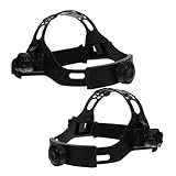 CLISPEED 2 Stück Verstellbare Schweißhelm Kopfbedeckung Hitzebeständig Feuerfest...