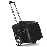 MATEIN Business Trolley mit Großen Rädern, Laptop Trolley 17,3 Zoll mit 3 Packing Cubes,...