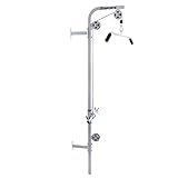 ScSPORTS® Latzug zur Wandmontage - inkl. Kabelzug, Latzugstange, Trizepsstange, Federverschlüsse -...