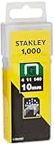 Stanley Tackerklammern Typ G 11 - 10mm 1000 Stück