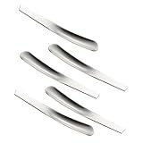 DECOMELODY 5 Stück Teiliges Edelstahl Frühstückslöffel Glatte Mini Eierlöffel Vielseitig für...