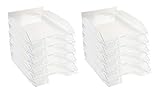 Exacompta 12323D 10er Pack Premium Briefablage Ecotray DIN A4. Ideale Briefkörbe für Ihre...