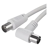 EMOS Antennenkabel, Koaxialkabel, Fernsehkabel 5 m, Koax-Kabel für Digitales Fernsehen, TV,...