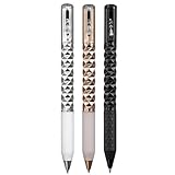 Pyugxab Geometrischer Metall-Knisterstift Fidget, Stressabbau-Metallformverschiebungs-Switchpen, 0,5...