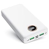 Power Bank 26800mAh, 22.5 W USB C Externer Akku PD QC 3.0 Schnellladung PowerBank, 3 Ausgängen und...