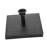 ORFOFE Solarbetriebene Wasserbrunnenpumpe für Garten und Teich Quadratische Schwimmende Solarpumpe...