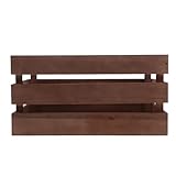 ROMISBABA Vintage Holzkisten Aufbewahrungsbox aus Robustem Holz Mittlere Größe 35X25X18cm...
