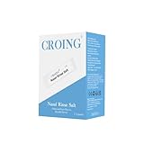 CROING 𝙉𝙖𝙨𝙚𝙣𝙨𝙥ü𝙡𝙪𝙣𝙜 𝙨𝙖𝙡𝙯 (160 Stück) Nasenspülsalz,...