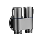 Drei-Wege-Doppel-Wasserauslass-Winkel-Wasserverteiler Spray Toilette Wascharmatur Doppel I3Y1...