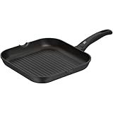 WMF Grillpfanne 27 x 27 cm mit Ausguss, Steakpfanne gerillt, nicht induktionsgeeignet, Aluminium...