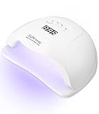 NEFLSI 168W Nageltrockner UV LED Lampe für Nägel Gelnägel Professionelle Nagellampe mit...