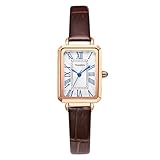 rorios Damen Vintage Armbanduhren Analog Quarz Damenuhren Frauen Minimalistisch Uhr Elegant...