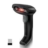 JRHC Barcode Scanner 2.4G Wireless 1D Laser Automatische Barcode-Leser Handheld Barcode-Scanner mit...