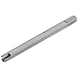 sourcing map Gewindebohrer-Ausdreher M6 / 1/4' (metrisch/Zoll), 3 Flöten, gebrochenes, abisoliertes...