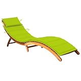 Makastle Sonnenliege, Liegestuhl klappbar, Gartenliege mit Auflage, Strandstuhl, Liegesessel,...