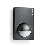 Steinel Bewegungsmelder IS 180-2 schwarz, 180° Infrarot Bewegungssensor, Dämmerungssensor für...