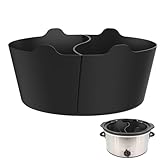 Slow Cooker Silikoneinsatz, wiederverwendbarer Topfeinsatz, Küche Slow Cooker Liner Einsatz...