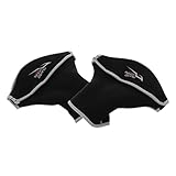 T TOOYFUL 3mm Neoprenhandschuhe Kajakhandschuhe Paddelpfötchen Paddelhandschuhe, Schwarz Silber