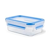EMSA Clip & Close Frischhaltedose, rechteckig, 0,55 L, Aufbewahrungsbox, 100 Prozent dicht,...
