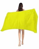 Mikrofaser Strandtuch Fruchtgelber Farbverlauf, Allmähliche Farbe Camping Handtücher Bedruckt...
