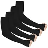 Ouligay 4 Paar Ärmel UV Sonnenschutz Ärmlinge Armschutz UPF 50+, Arm Sleeve Gaming, Armsleeve...