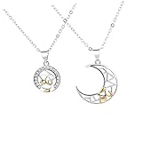 WRITWAA 1 Set Stern Mond Halskette Zarte Halskette Dekorative Halskette Schlüsselbein Accessoires...