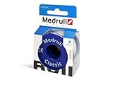 Medrull Fixierpflaster Classic 5 m x 2 cm Tapeband von Wundverbänden, Heftpflaster Weiß Rolle im...