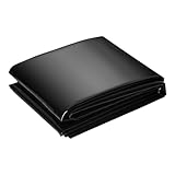 PioneerWorks Teichfolie, 3 x 3 m, 45 mm dick, biegsames und langlebiges EPDM-Material, leicht zu...