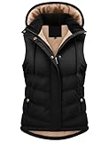 Tuopuda Steppweste Damen Kurz Winterweste Outdoor mit Taschen Gilet Übergangsweste Wintermäntel...