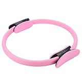 PUNELE Fitnessring, Dual Grip Yoga Pilates Ring Widerstandskreis für Oberschenkel und Beine Fitness...