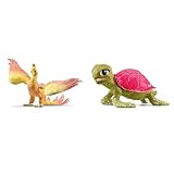 SCHLEICH BAYALA 70760 Phoenix Mythische Fantasy Actionfigur & BAYALA 70759 Pink Sapphire...