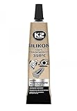 ZentimeX Hochtemperatur-Silikon-Dichtstoff, Silikondichtmasse, hitzebeständiger Dichtstoff für...