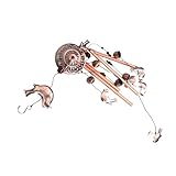 CIYODO Metal Bird Wind Chime mit Glocken und Rohren Wetterfester Garten Balkon-dekor Rustikales...