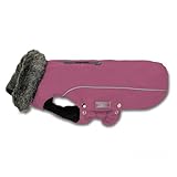Wolters Winterjacke Amundsen | Wintermantel für Hunde – warm, wasserdicht | Farbe Rosa | Gr. 26...
