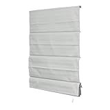 Ventanara® Raffrollo Raffgardine verdunkelnd Faltrollo raumverdunkelnd Blickdicht Thermorollo...