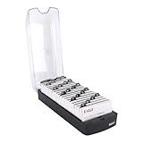 Eagle Visitenkartenbox für 650 Visitenkarten mit A-Z Register Visitenkartenhalter Organizer Box...