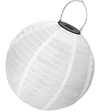 Ceboic Lampions Solar Außen, Solar LED Laterne Wetterfest Nylon Hängende Gartenlaterne...