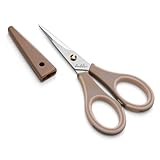 Beaditive Präzisions-Bastelschere - Bastelschere aus Edelstahlpapier mit Sicherheitskappe -...