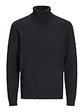 JACK & JONES Male Rollkragenpullover Einfarbig Rollkragenpullover