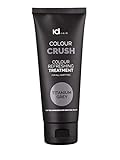 IdHAIR Colour Crush Titanium Grey - Haartönung Treatment Kur - Graue Tönung Creme - Haarfarbe und...