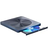 aelrsoch Externes Blu-ray Laufwerk DVD/BD Player Lesen/Schreiben Tragbares USB 3.0 und Typ-C DVD...