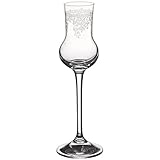 CRISTALICA Grappakelch Obstlerglas Schnapsglas Panto 90 ml Transparent Pantographie Kristallglas