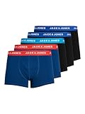 Jack & Jones Herren JacLee Trunks 5 Pack Boxershorts, Blau (Surf The Web Detail: Surft The...