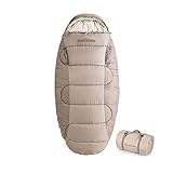 Camping-Schlafsäcke, leichte Daunenschlafsäcke für Erwachsene, warmes und kühles Wetter, leicht,...
