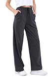 COMEOR Jogginghose Damen - Sporthose Lang Baumwolle Traininghose Lockere Sweatpants mit elastischem...