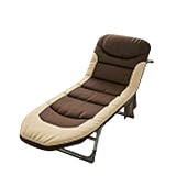 YUODIJIO Zusammenklappbares Campingbett | Tragbares Feldbett mit Kissen | Outdoor-Bett mit...