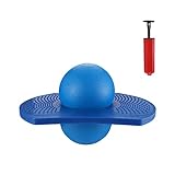 XGOPTS Bouncing Hopper Balance Gymnastikball Erwachsene Einfarbig Hüpfbälle mit Luftpumpe Pogo...