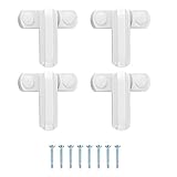 4 Stück Fenstersicherung, Window Security Sash Jammer Locks, Kindersicherung Fenster Begrenzungs...