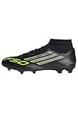 adidas Unisex F50 League Mid Firm Ground/Multi Ground Football Boots, Core Black/Iron Metallic/Lucid...