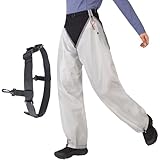 keloppasit Herren Regenhose Wasserdicht,Wanderregenhose Mit Gürtel | Elastische Verschleißfeste...